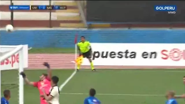 Universitario vs. Alianza Atlético: Urruti casi anota un golazo olímpico