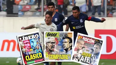 Universitario y Alianza Lima se miden en el Monumental. | Foto: El Comercio|Ilustración: América Deportes