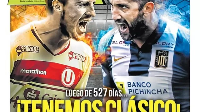 Universitario vs. Alianza Lima: Portadas de los diarios deportivos calientan el clásico peruano