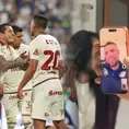 Rodrigo Ureña tuvo llamativa reacción tras triunfo de Universitario vs Alianza Lima