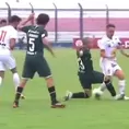 Universitario vs. Ayacucho FC: Christian Flores se ganó la roja tras durísima falta sobre Lavandeira