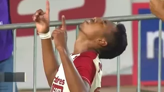 Guzmán anotó a los 5&#39;. | Video: Gol Perú