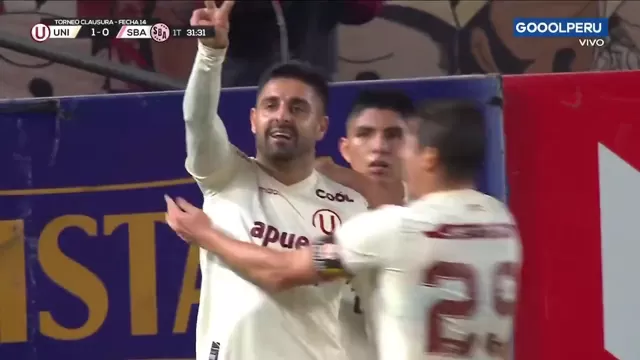 Urruti puso el 1-0 para la 'U' sobre Sport Boys. | Video: GOL Perú.