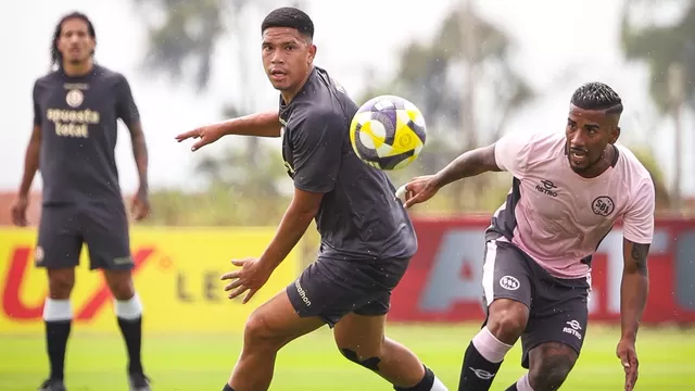 Universitario y Sport Boys jugaron el primer amistoso de este año en el predio de Campo Mar.