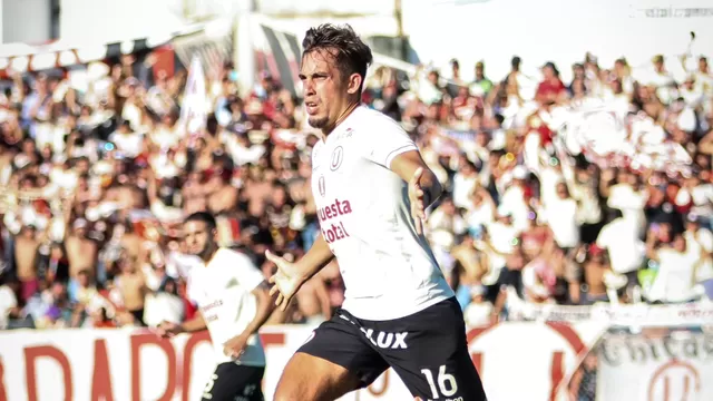 Martín Pérez Guedes marcó los dos goles de Universitario en Tarapoto. | Video: L1 Max.