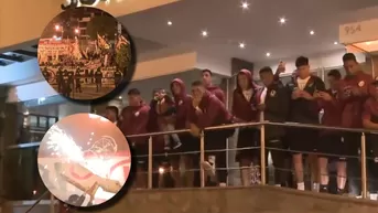 Universitario y un gran recibimiento de sus hinchas en Cusco