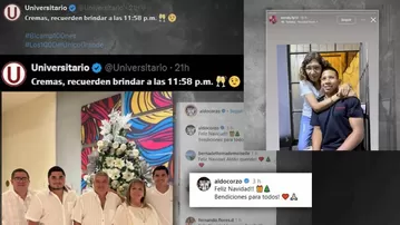 Universitario y sus figuras celebraron así la Navidad en redes