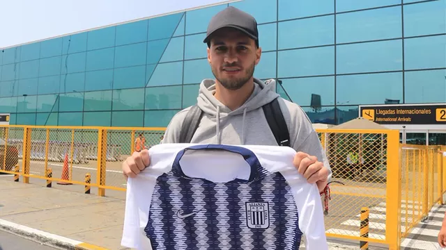 Uruguayo Felipe Rodríguez llegó a Lima para reforzar Alianza Lima