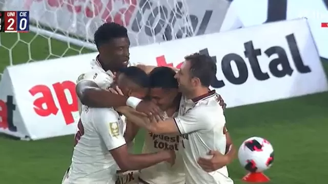 Alex Valera le sacó provecho a un rebote y convirtió el 2-0 de Universitario vs Cienciano por Liga 1 / L1 MAX