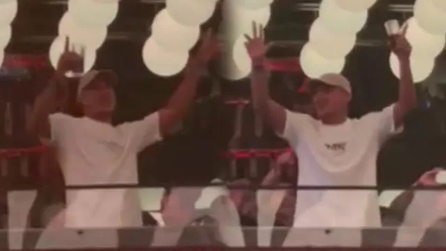 Alex Valera brilló en el nuevo festejo de Universitario por el tricampeonato nacional / Captura / Canal N