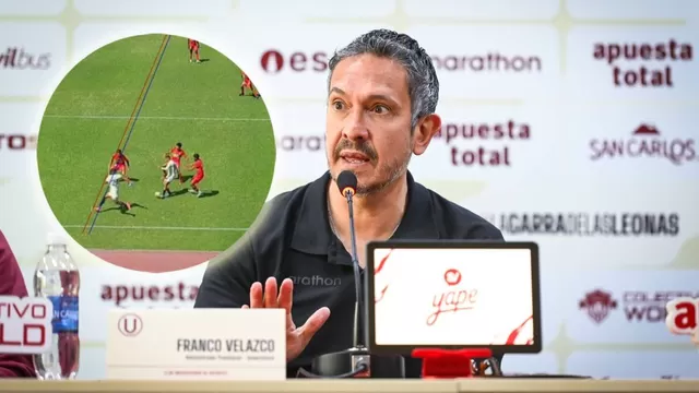 Franco Velazco confirmó que han solicitado los audios del VAR por el gol anulado a Alex Valera. | AD