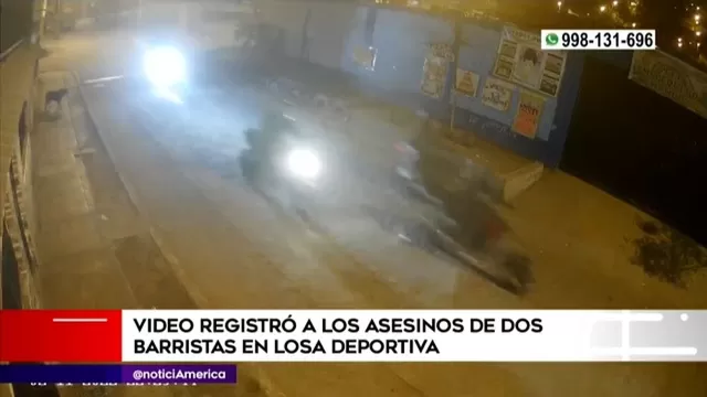 Video registró a los asesinos de dos barristas de Alianza Lima en Villa María del Triunfo