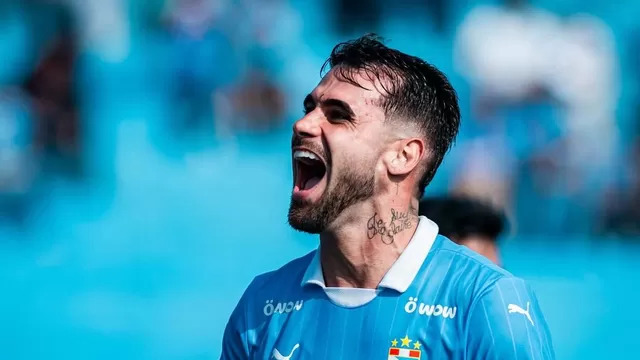 Felipe Vizeu se pronunció tras marcar doblete en goleada de Sporting Cristal sobre Ayacucho / AD