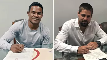 V&amp;aacute;squez y Schuler con el gerente deportivo de la &amp;#039;U&amp;#039;. | Foto: Club Universitario de Deportes