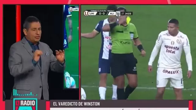 Winston Reátegui analizó una de las jugadas polémicas del clásico y Edison Flores debió ser expulsado. | L1 MAX