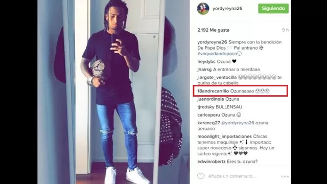 Yordy Reyna estrenó nuevo look en Instagram y así lo vaciló André Carrillo-foto-2