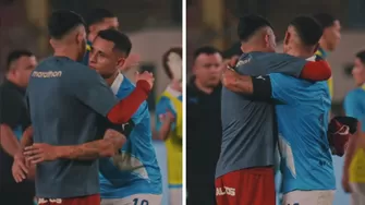 Yoshimar Yotún y Jairo Concha fueron captados con otro encuentro luego del Universitario vs Sporting Cristal / Fuente: IG Liga 1