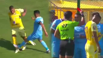 Yotún fue expulsado por dura falta en el Cristal vs Juan Pablo II