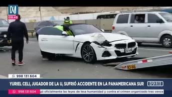 Yuriel Celi sufrió accidente de tránsito camino a Campo Mar