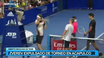 Alexander Zverev pide disculpas por golpear en varias ocasiones la silla de árbitro