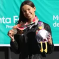 Alexia Sotomayor recibió la medalla de oro que ganó en Suramericanos de la Juventud