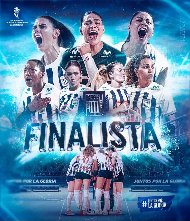 Alianza Lima clasificó a la final de la Liga Nacional Superior de Voleibol. | Fuente: @AlianzaLimaVB