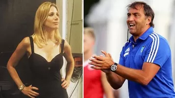 Alina Moine confirmó romance con Carlos Réategui, DT de los 'Leones'