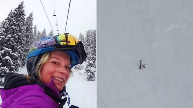 Angel Collinson sobrevivió a brutal caída de 300 metros en Alaska