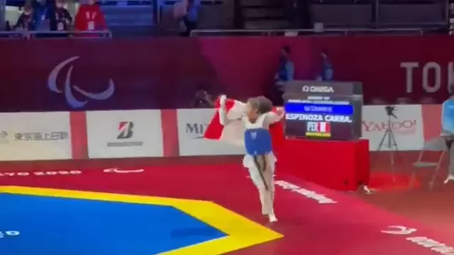 Angélica Espinoza, paraatleta peruana de 23 años. | Video: Federación de Taekwondo