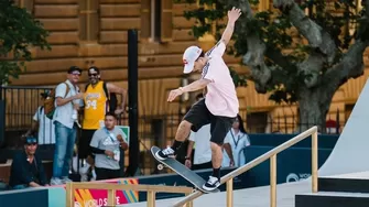 Angelo Caro clasificó a la semifinal de los World Skate Games. | Video: AD