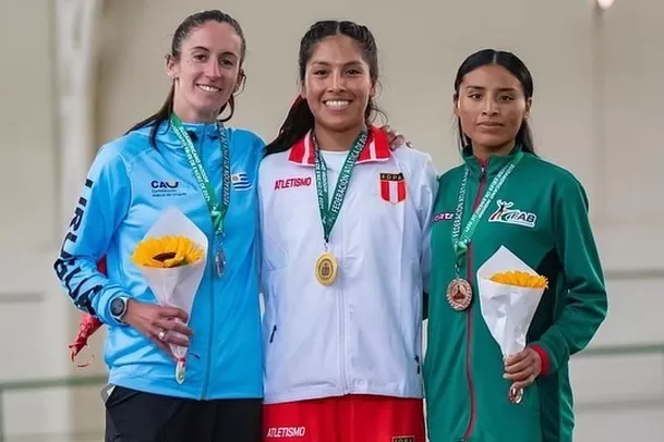 Anita Poma, atleta peruana de 19 años. | Foto: @anitaapoma