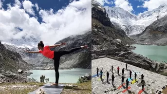 Arequipa: Deportistas buscan el récord de hacer yoga en altura