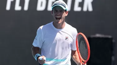 Diego Schwartzman, tenista argentino de 28 años. | Foto: AFP/Video: Espn