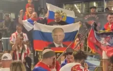 Australian Open: Hinchas rusos detenidos por exhibir banderas con la cara de Putin - Noticias de vladimir-vicentelo