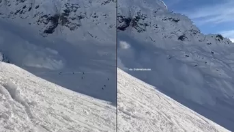 Austria: Ocho esquiadores sobrevivieron tras ser enterrados por una avalancha