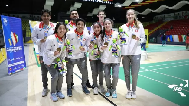 Bádminton peruano brilla en los Juegos Bolivarianos de Valledupar 2022
