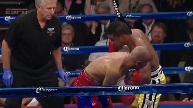 Boxeador fue noqueado tras terrible golpe en sus genitales