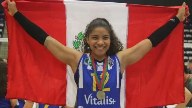 Carla Rueda, voleibolista peruana de 30 años. | Video: América Deportes