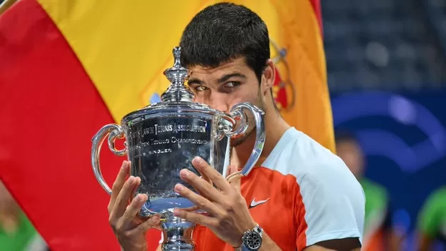 Carlos Alcaraz, el número uno más joven de la ATP tras conquistar el US Open