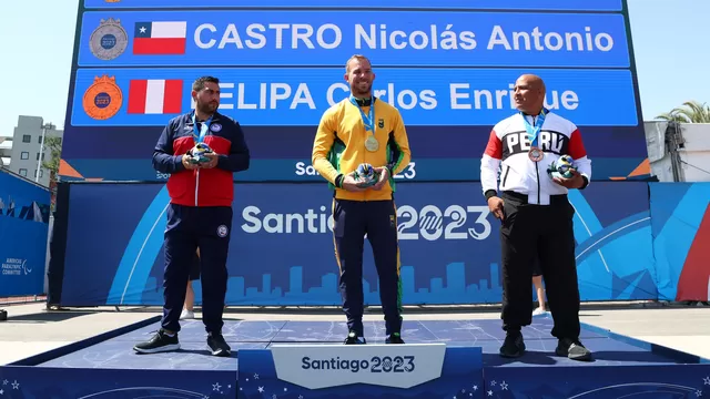 Carlos Felipa logró el bronce en Santiago 2023. | Foto: ITEA