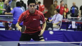 César Luque, el campeón nacional de tenis de mesa que mira a Lima 2019