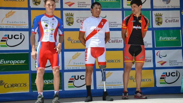Ciclista paralímpico peruano Israel Hilario se consagró campeón mundial