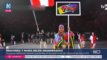 Clausura París 2024: Stefano Peschiera y María Belén Bazo serán los abanderados