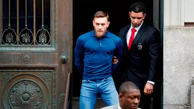 El luchador de artes marciales mixtas Conor McGregor fue arrestado este lunes. | Foto: Twitter