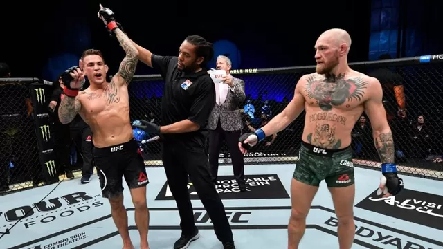 Conor McGregor cayó por primera vez por KO. | Foto: UFC/Video: Twitter