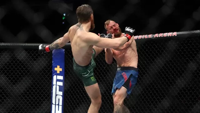 Conor McGregor doblegó a Donald Cerrone Foto: UFC.