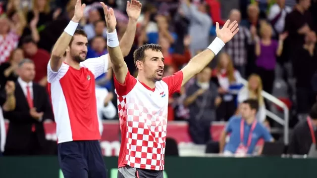 Copa Davis: Croacia ganó en dobles y pone la serie 2-1 ante Argentina