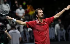 Copa Davis: Medvedev celebró como Cristiano y propició el enfado del público - Noticias de copa-america-2019
