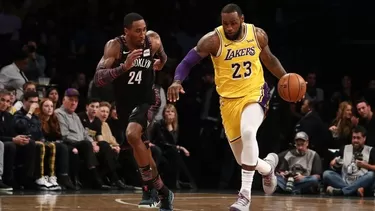 Lakers y Nets seguirán manteniendo las pautas de prevención de contagio. | Foto: AFP