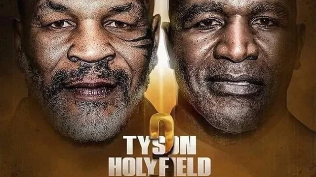 Tyson vs. Holyfield, la pelea que se haría realidad por el COVID-19 | Foto: Twitter.